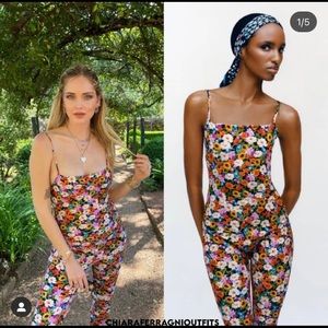 Floral Print Jumpsuit